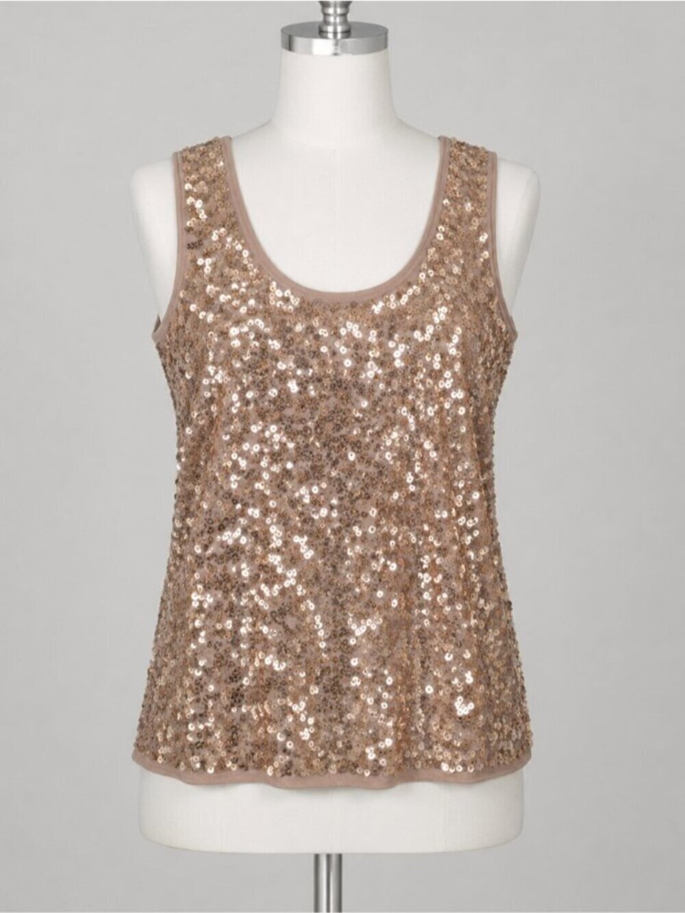 LOFT Sequin Tank Top